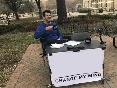 Change My Mind meme about Coal Headwear
