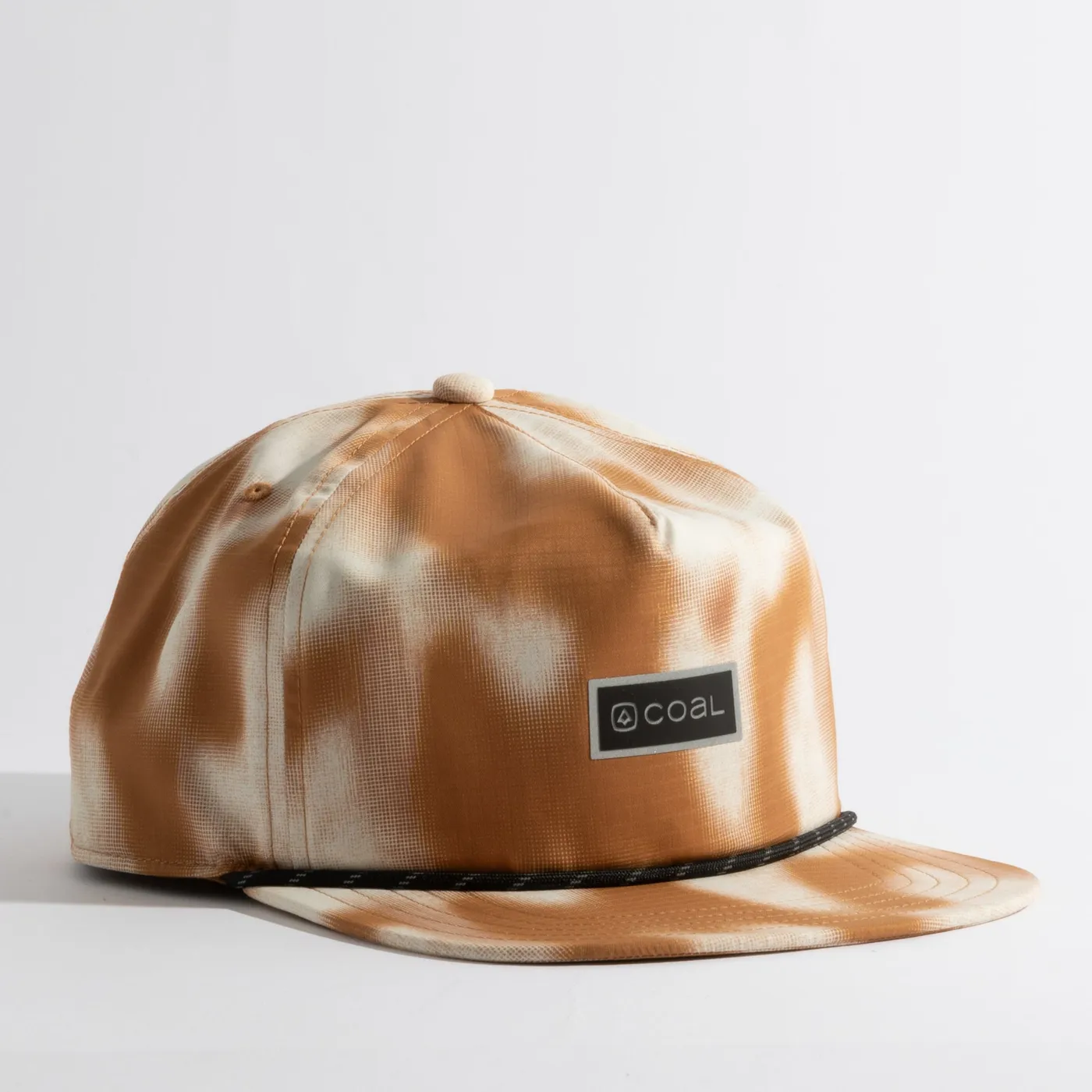 The Pontoon Lightweight Cap in brown blur print