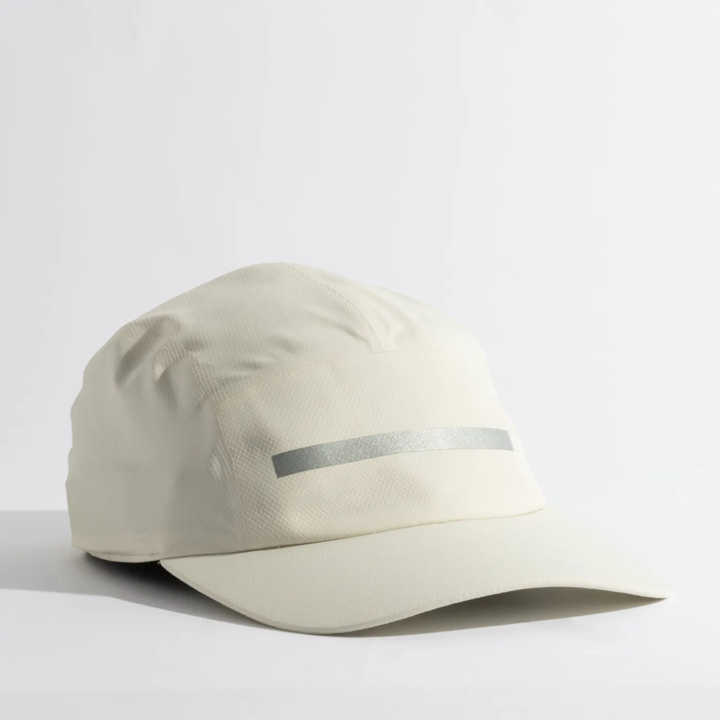 The Cadence Lightweight Tech 5-Panel Cap in bone