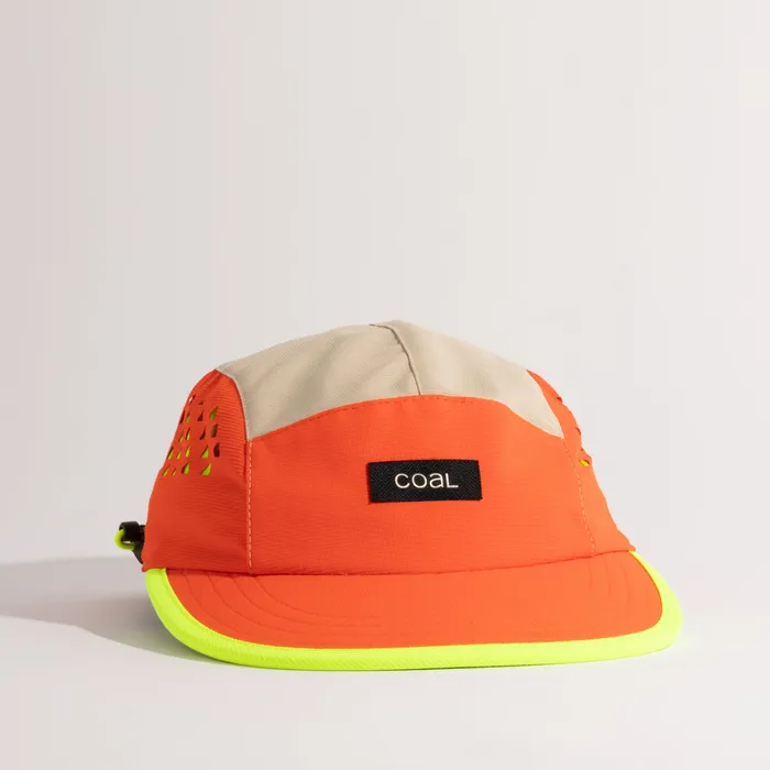 The Provo Kids cap in poppy and fluoro